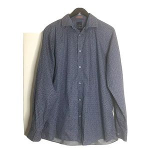 DANIEL HECHTER Paris Men’s Size XXL Blue L/S Shirt